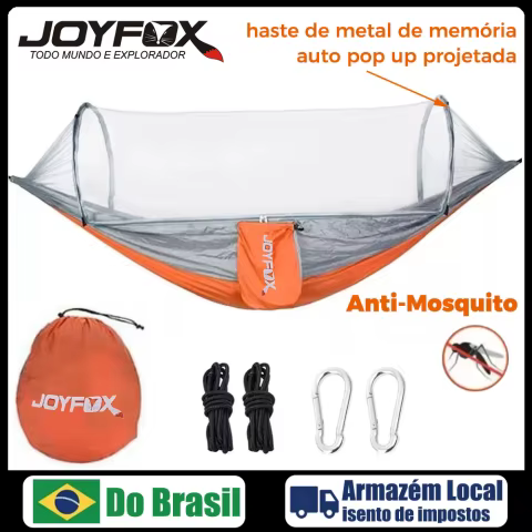 Joyfox Rede De Dormir Mosquiteiro Automática Sacos De Dormir Descanso Camping 250kg 270cmmx140cm