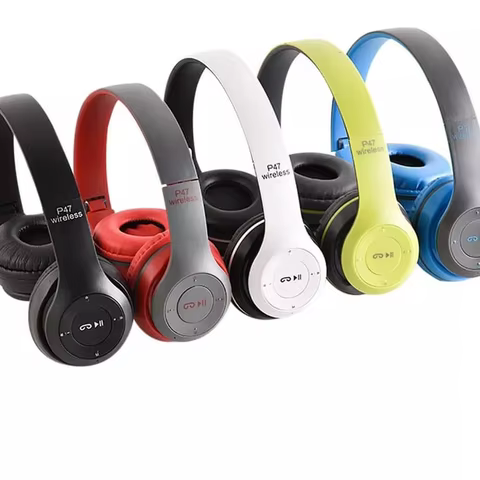 Fone De Ouvido Bluetooth P47 Wireless 5.0 Headphone Micro Sd