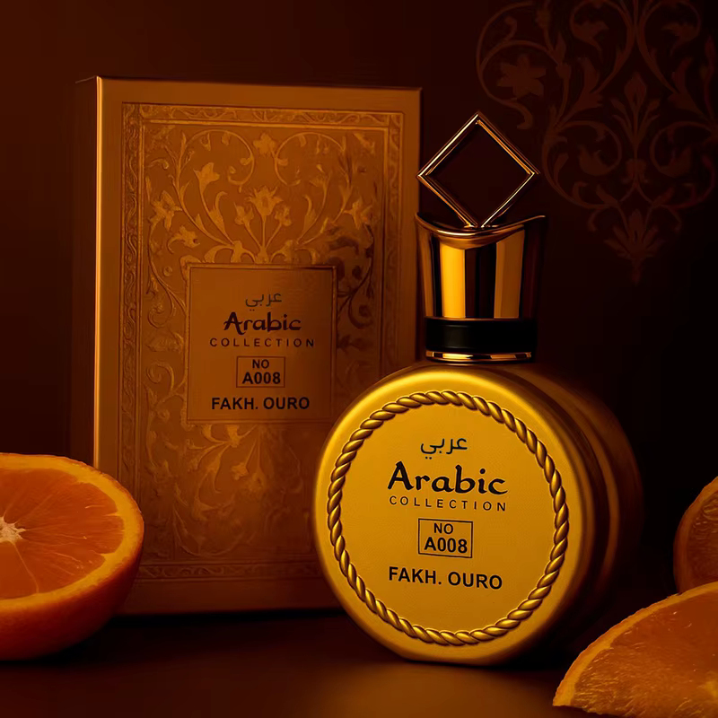 Perfume Árabe Masculino Fakhar Ouro A008 – 25ml – Oriental Amadeirado