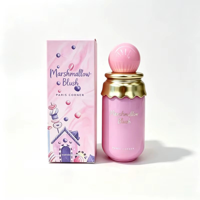 Perfume Paris Corner Marshmallow Blush 30ml EDP, Fragrância Gourmand Frutada Doce, Longa Duração para Presente