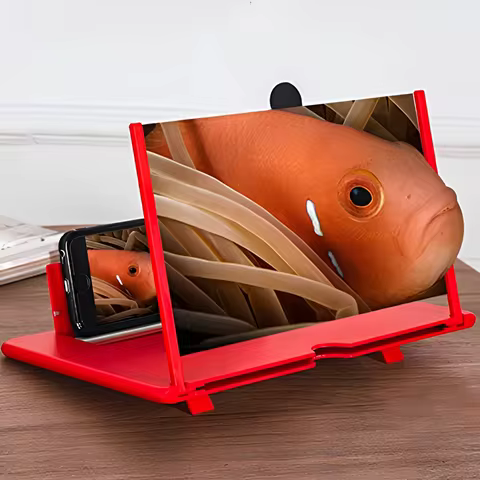 Lupa de Tela para Smartphone Amplificador de Vídeo 3D com Suporte