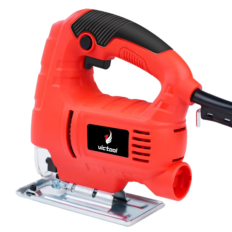 Serra Tico-Tico Elétrica 800W, Ferramenta Portátil para Trabalhos em Madeira com 6 Velocidades Ajustáveis, 2800RPM 110V, Serra Tico-Tico Doméstica Portátil para Bricolagem com Plugue AC BR