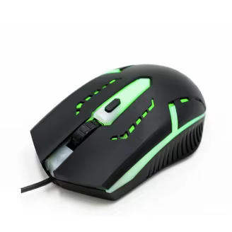 Mouse Com Fio Gamer USB Led RGB DPI-1600-2400-3200