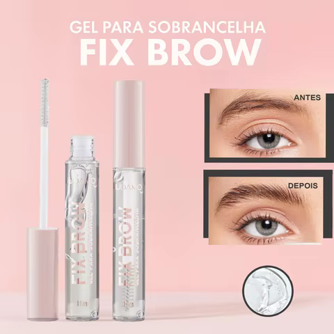 Gel para Sobrancelha Fix Brow 11ml – HUDAMOJI – Alta Fixação e Secagem Rápida