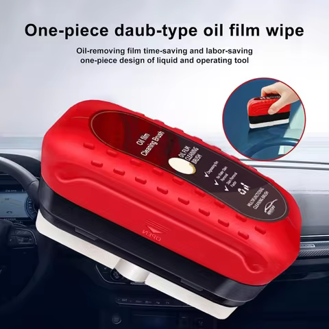 Limpador de Janela e Vidro para Carro e Automóvel - Removedor de Oleo com Pulverizador Reutilizável