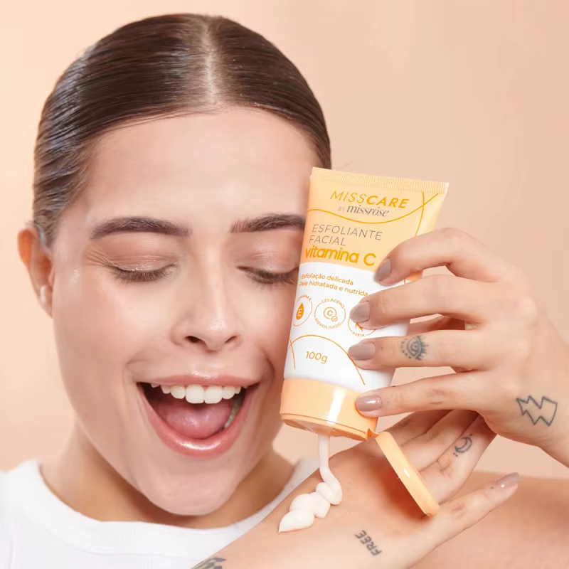 Esfoliante Facial Vitamina C 100g – Miss Care By Miss Rôse