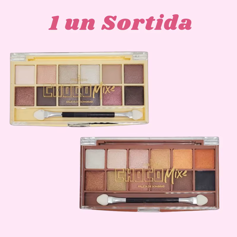 Paleta De Sombras Choco Mix 12 Cores - Mia Make