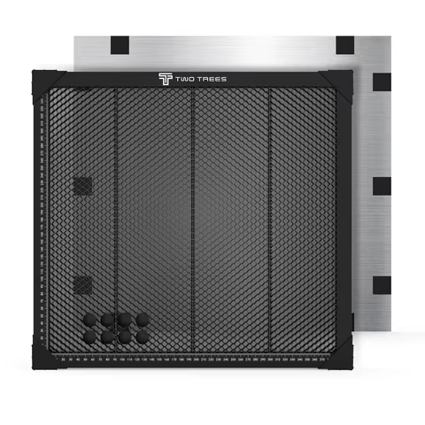 Plataforma de Trabalho com Painel Honeycomb 400x400mm da Two Trees com Placa de Alumínio para Gravador a Laser CO2, Acessórios para Gravador a Laser