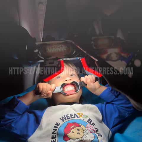 Kit de luz para fotografia dentária, compatível com telefone, dentista, dentes e dentaduras, iluminação fotográfica, luz de telefone dental