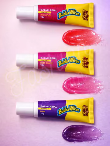 Balm Labial Hidratante Bubba Wikee Cheirinho de Chiclete 10g - Wike Make by Miss Rôse