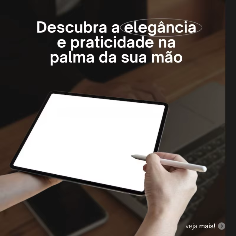 Caneta Touch Screen Ponta Fina Desenho iPad iPhone Android Alta Precisão Universal Design Grafico