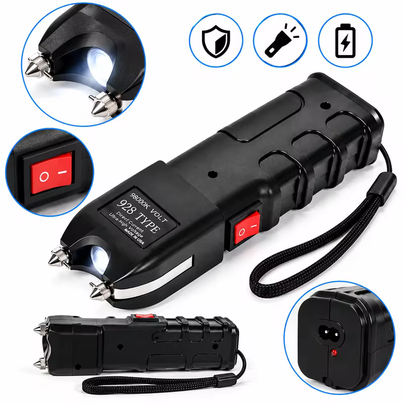 Lanterna LED Portátil Recarregável Potente Com Iluminação Forte Para Uso Automotivo E Camping Médio