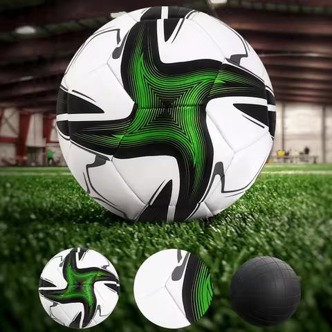 Bola de futebol padrão profissional para esportes ao ar livre, bolas de treinamento de alta qualidade, material PU, tamanho 5, presente para crianças
