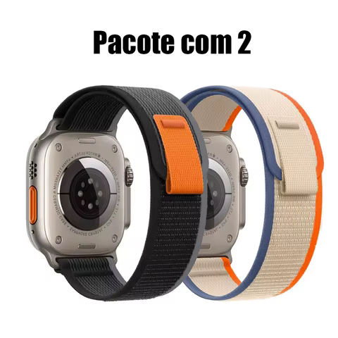 Pulseira Trail Loop para Apple Watch Ultra 3, Correia de Substituição para Smartwatch Compatível com iWatch Série 11 10 9 8 7 6 5 SE