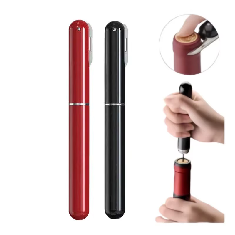 Abridor de garrafas de vinho elétrico, kit completo com bomba de vácuo e acessórios para degustação, sacarrolha, utensílios de bar para casa e jardim