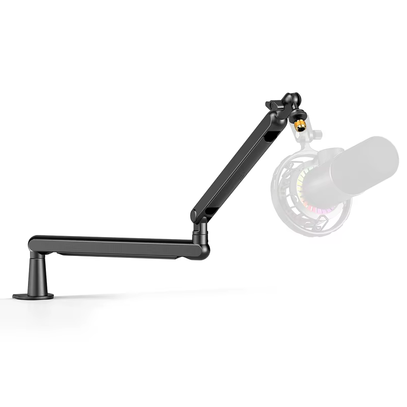 Suporte de braço de lança ajustável de baixo perfil de metal premium FIFINE com construção robusta, gerenciamento de cabos para microfones - BM88