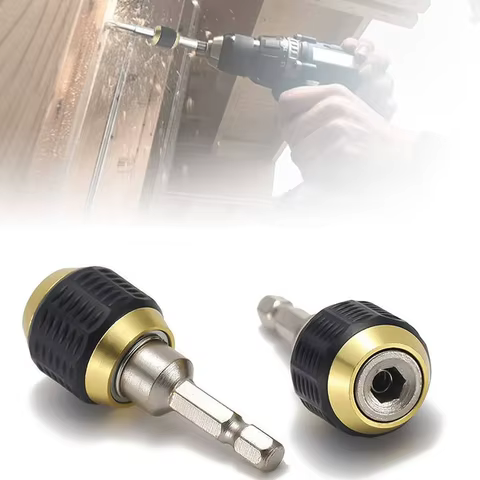 Haste Hexagonal 1/4" 60mm com Acoplamento Rápido para Chave de Fenda e Parafusadeira