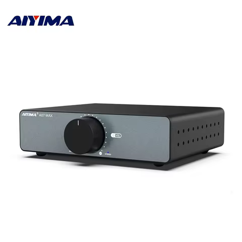 Aiyima a07 max amplificador de áudio em casa 300w x2 tpa3255 classe d potência alto-falante amp 2 canais ponteable mono 600 w amplificador estéreo