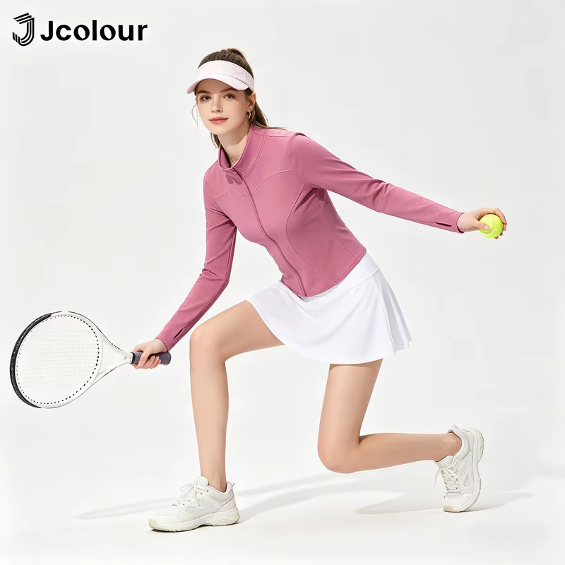 Jaqueta yoga feminina manga longa, roupa de academia femininas, roupa fitness feminino academia, moletom feminino, respirável