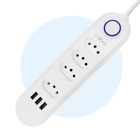 Tomada USB, 2M, Tomada Filtro de Linha,plug, Extensão Tomada Extensao de Tomada Elétrica Torre de Tomadas Retrátil Padrão Brasil