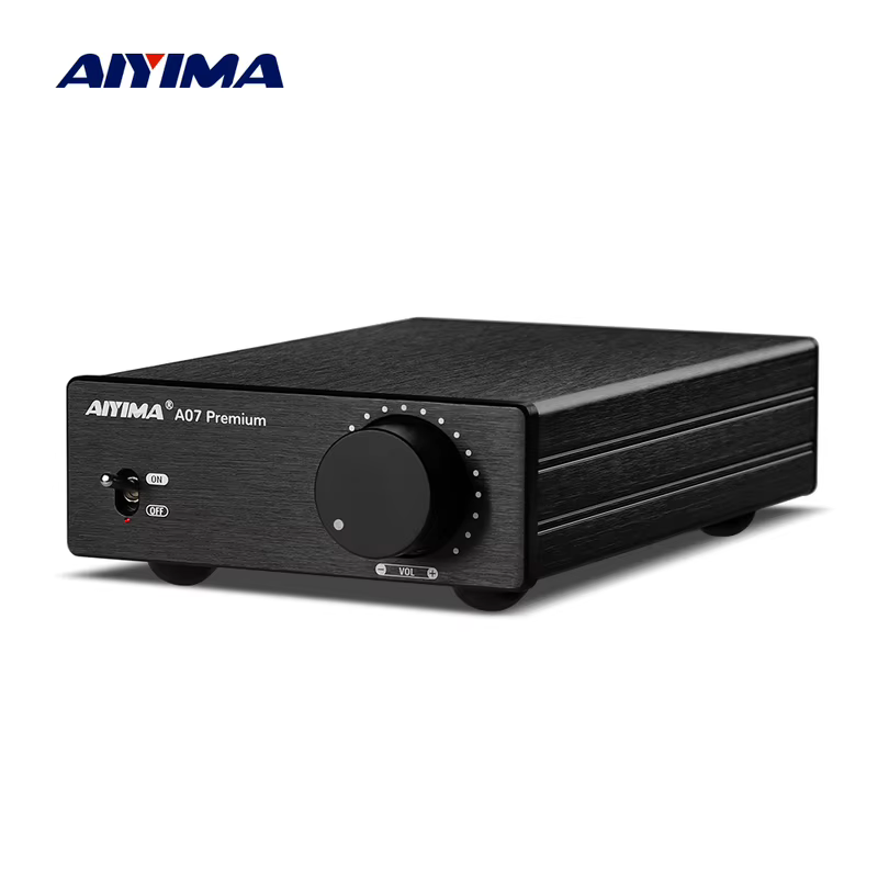 Aiyima a07 amplificador premium tpa3255 potência 300wx2 classe d amplificador de áudio digital alta fidelidade 2 canais som estéreo alta fidelidade amplificadores domésticos
