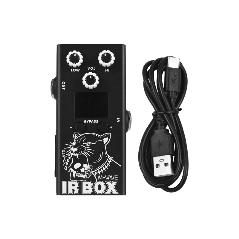 M-VAVE-Guitarra IR Box Effects Pedal, Impulse Response, Armários, Coluna Simulator, Porta de Saída XLR, Entrada 6,35mm, Saída