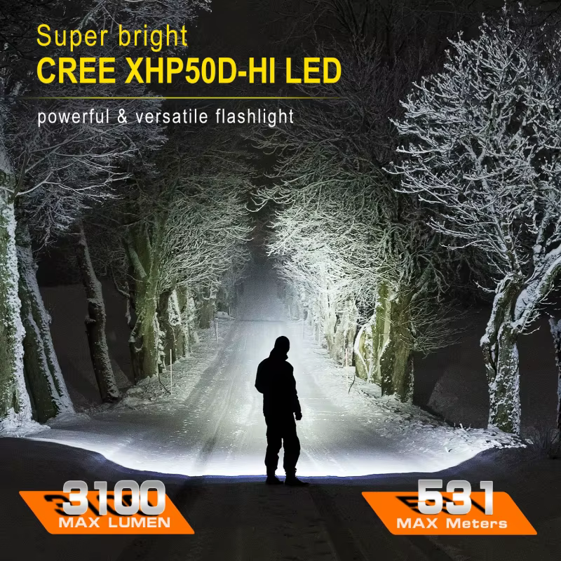 Sofirn c8l 21700 lanterna poderosa tática 3100lm xhp50d hi led tocha edc tipo c recarregável acampamento pesca caça lanterna
