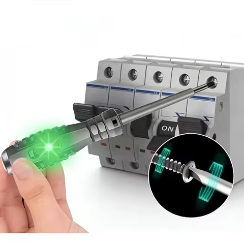 Kit de Chave de Fenda Magnética com Teste de Indução Sem Contato 2 em 1 para Manutenção de Notebooks e Equipamentos Elétricos