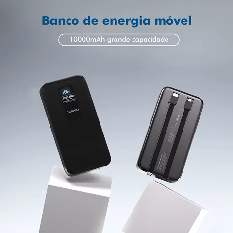 Powerbank， Powerbank 10000mah， Powerbak， Power Bank Portátil， Bateria Portátil， Pilhas Recarregáveis， Coibeu, 23W