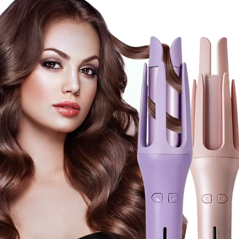 Modelador de Cabelo Automático Giratório Bivolt, Tecnologia que Não Embaraça os Fios para Ondas e Cachos Perfeitos