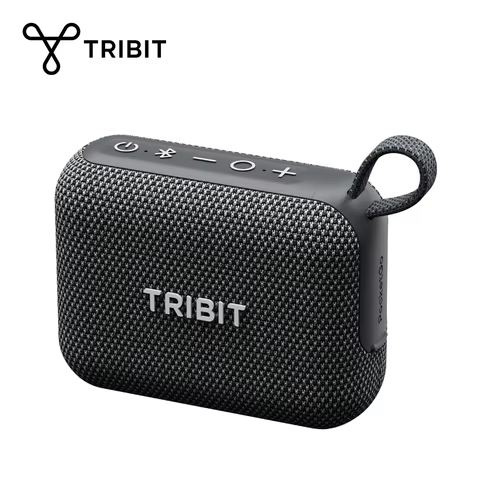 Caixa de Som Portátil TRIBIT PocketGo IP68 à Prova d'Água, Leve, Bluetooth com Slot para Cartão TF, 20 Horas de Reprodução para Caminhadas