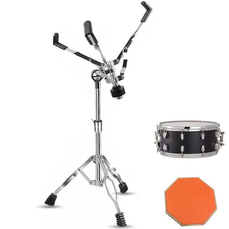 Suporte portátil para tambor pequeno,com altura ajustável,adequado para bases de tambores pequenos com diâmetro de 12'‘ a 14’'