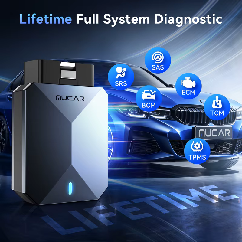Do Brasil[NOVO 2026] Scanner Bidirecional MUCAR BT200 Max com Atualização Gratuita Vitalícia e 15 Funções de Redefinição, Ferramenta de Diagnóstico Automotivo CAN FD