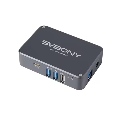 Svbony SV241 Astronomia Micro DC + USB HUB Box USB3.1 Saída de leitura de alta velocidade e interface tipo C para astrofotografia