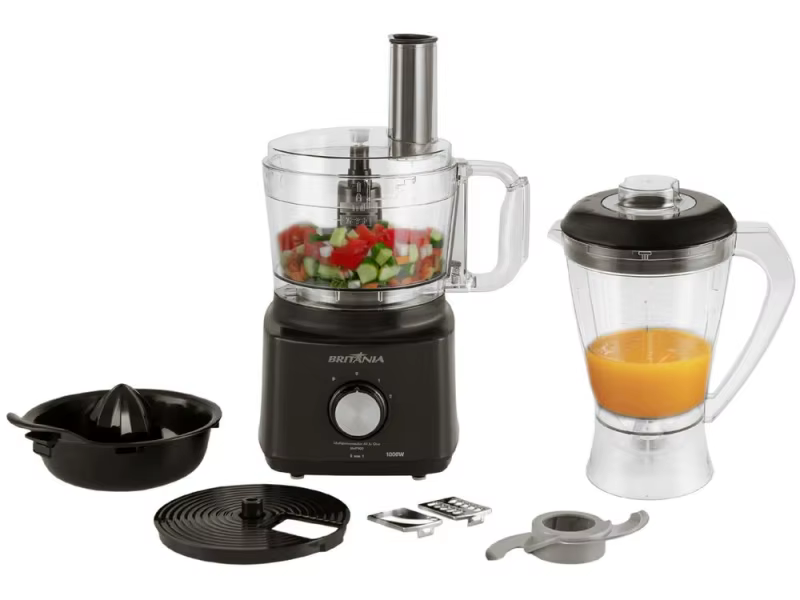 Multiprocessador Britânia Preto All In One - 110V