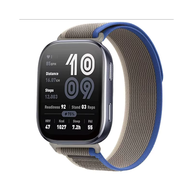 Pulseira de nylon Trail Loop de 20 mm e 22 mm para Amazfit Bip Max 6 5/Active 2 3/Balance 2 3/Helio/GTS 3 4 Mini/GTR 3 4 Pro.