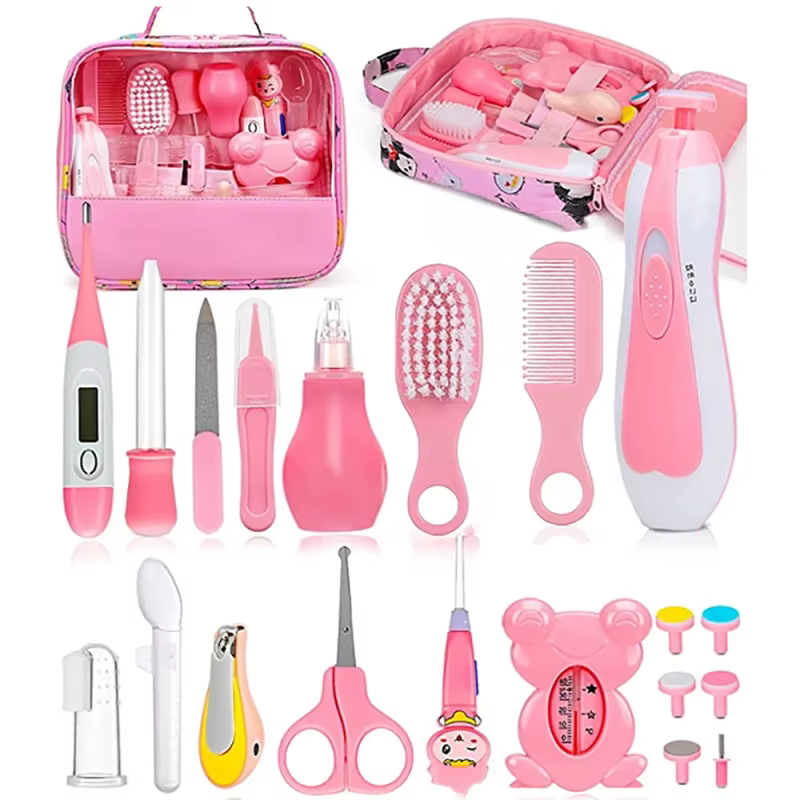 Kit Completo para Cuidados do Bebê 13 Itens Higiene e Conforto Materiais Seguros e Macios Ideal para Presente de Nascimento