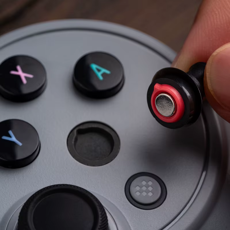 Controlador de jogos sem fio 8BitDo Pro 3 para Switch 1/2 Windows, Apple, com joysticks TMR, gatilhos comutáveis, botão intercambiável