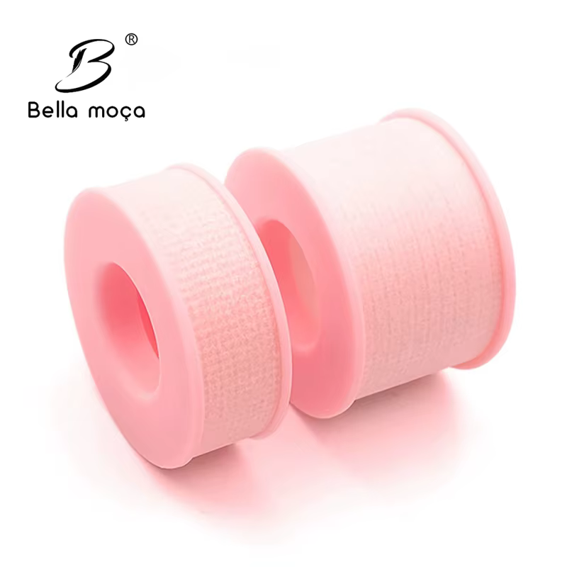Fita para Extensão de Cílios Bella Moça 10 Rolos Rosa/Roxo Microporosa Respirável Ferramentas de Maquiagem Atacado Envio do Brasil