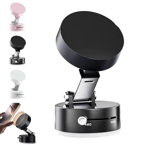 Suporte Magnético para Carro com Ventosa, Fixação Forte e Ajuste 360 ° Design universal para celular, prático e estável