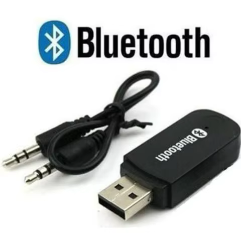 Adaptador Bluetooth para Carro Conector USB e P2 Sem Acendedor Transmite Música e Atende Chamadas Sem Fio