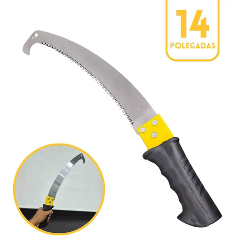 Serrote De Poda Galhos Com Serra Curva 53cm Aço