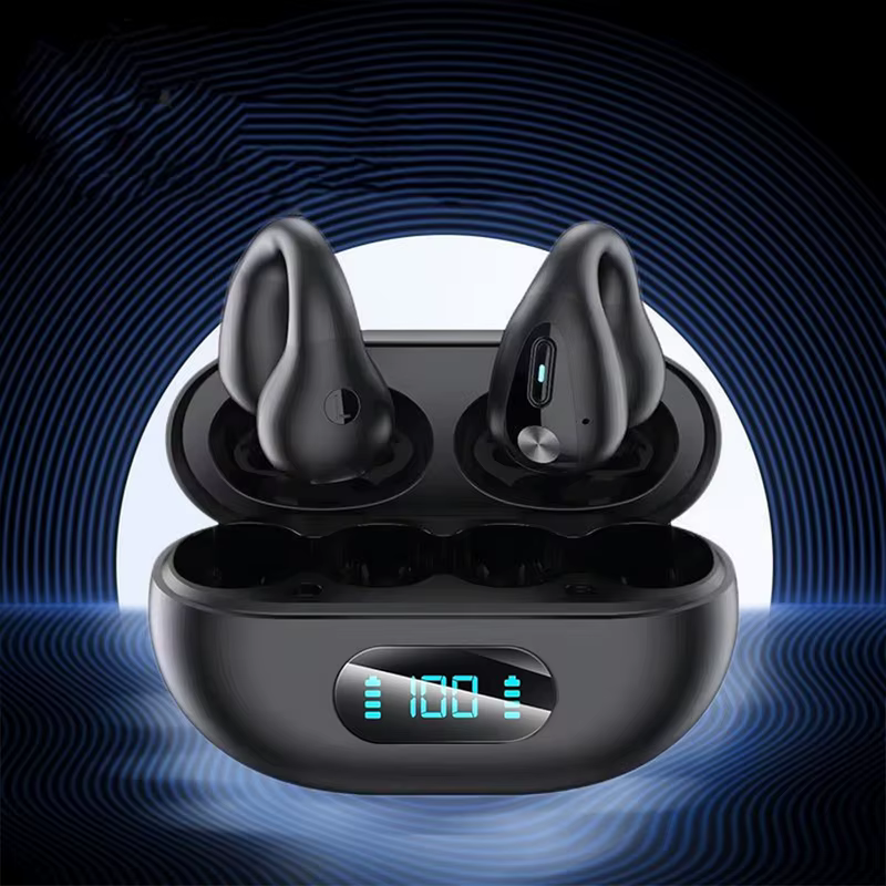 Novo Fone Bluetooth de Clip | Som Limpo, Ideal para Esporte e Trabalho, Autonomia Longa, Extra-auricular