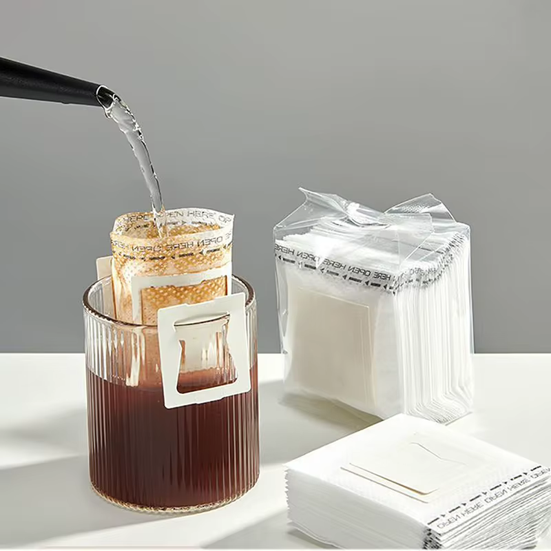 Filtro de Café Descartável com Abas Laterais, 150 Unidades, Papel Alimentício Sem Sabor para Coador