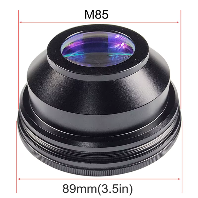 Lente de Varredura DGHUNST -F-theta 1064nm, Lente de Campo 50-400mm F80-525mm para Acessórios de Máquina de Marcação a Laser de Fibra