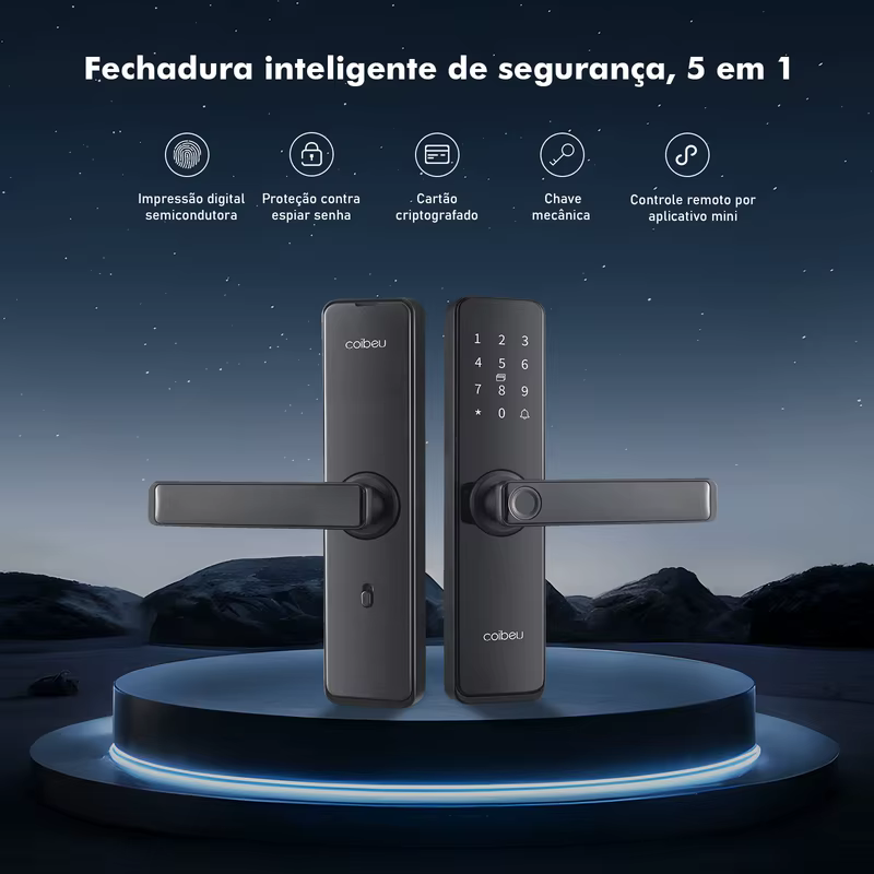 Fechadura Eletrônica, Fechadura Inteligente, Fechadura Eletrônica Tuya Wifi, Fechadura de Porta, Fechadura Inteligente Porta