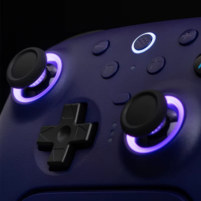 Controle Sem Fio 8BitDo Ultimate 2 para PC e Android com Joysticks TMR, Gatilhos Comutáveis, Controle de Movimento, 8 Velocidades