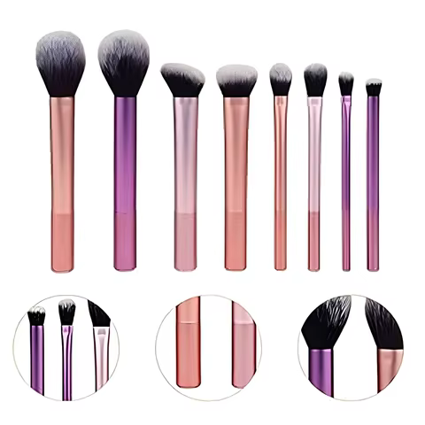 Kit de Pincéis de Maquiagem Profissionais 12 Peças com Design Ergonômico e Estojo para Amantes da Beleza
