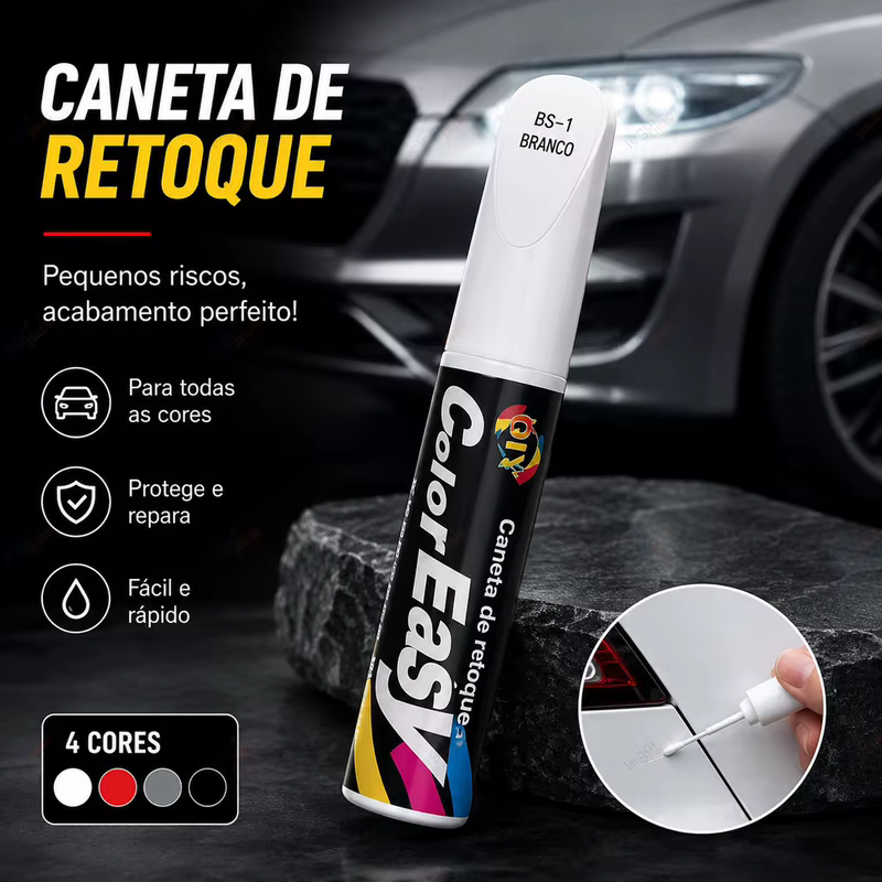 Caneta para Arranhões e Riscos de Carro, 12 Cores, Resistente à Água, Ferramenta de Reparo Automotivo