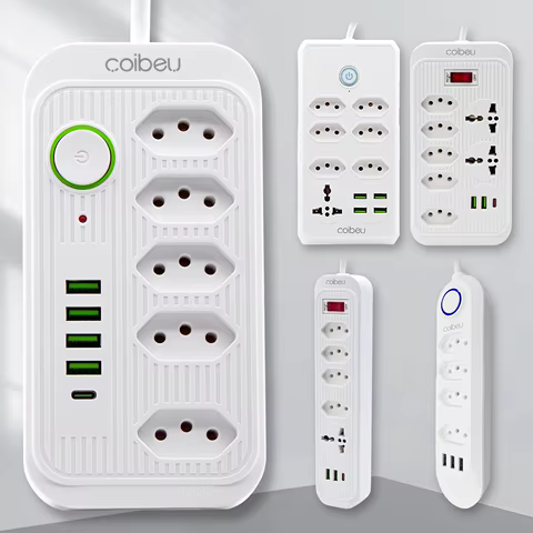 Extensão tomada,Extensão elétrica,Tomada usb,Filtro de linha de tomada,Regua tomadas de energia,Extensao eletrica,110-220V,10A